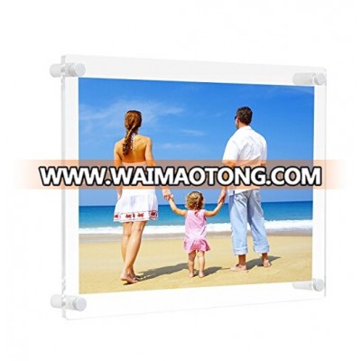 Factory Wholesale Customzie Acrylic Clear Wall Hanging Photo Frame