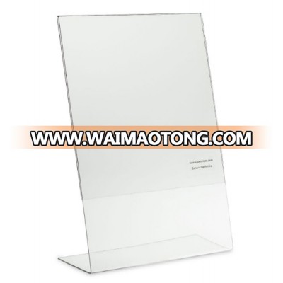 Wholesale Clear Plastic Acrylic Sign Holder 8.5 X 11