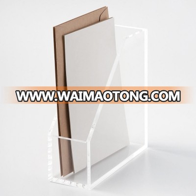 Clear Acrylic Magazine & Document Holder  A4 File holder For Office & School