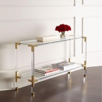 Manufacturer custom new style clear acrylic side table