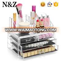 NZ C39 Acrylic Cosmetic Organizer Drawers Holder Clear Acrylic Make Up Organizer Makeup Storage